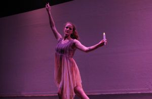 Tiana Potter, a member of Mesilla Valley Dance Eclectic, performs in a ballet piece choreographed by Andrea Severson