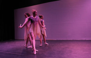 Members of Mesilla Valley Dance Eclectic perform a ballet piece choreographed by Andrea Severson for the collective's 2017 performance of Pandora's Box